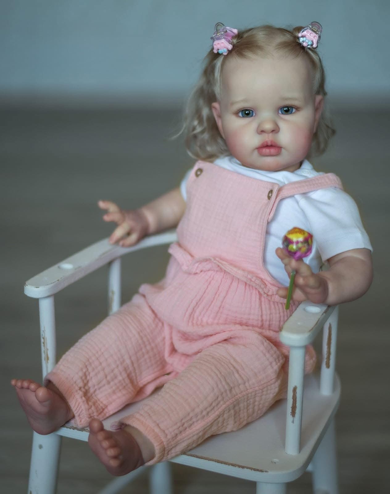 Zero pam Reborn Baby Dolls Girls 24 Inch Large Size Realistic Baby Doll, Real Looking Reborn Toddler Girl