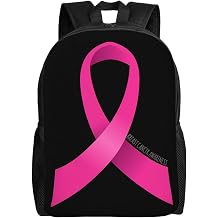 Breast Cancer Survivor Awareness Pink Ribbon Backpack 16in