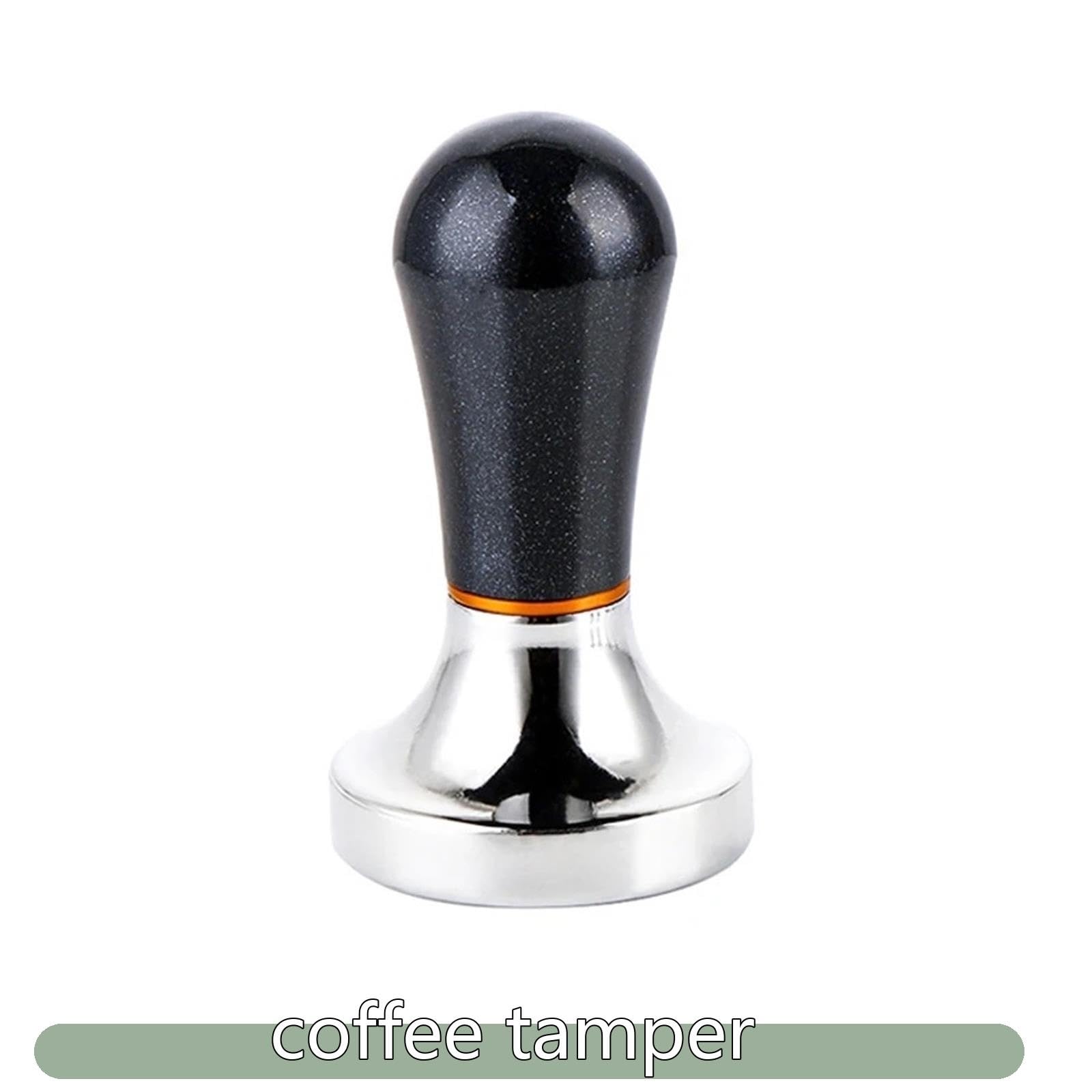 Pressino for Caffè Barista Macinino for Macchina for Caffè Espresso Utensili for Pressa for Caffè Realizzati A Mano(Black)