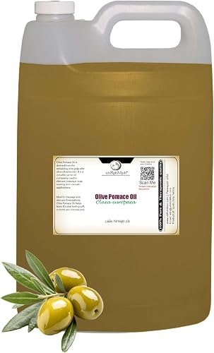 Olive Oil Pomace Carrier Oil || Pure & Unadulterated || Spain - (1G)(Net Wt.: 3.6kg/8lb)