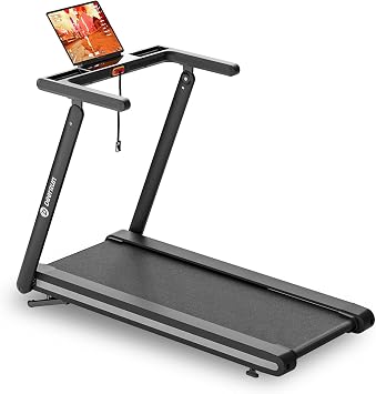 DeerRun X20 Foldable Treadmill with 15% Auto Incline Full Running Deck Treadmill, 181kg, 1-18 kph