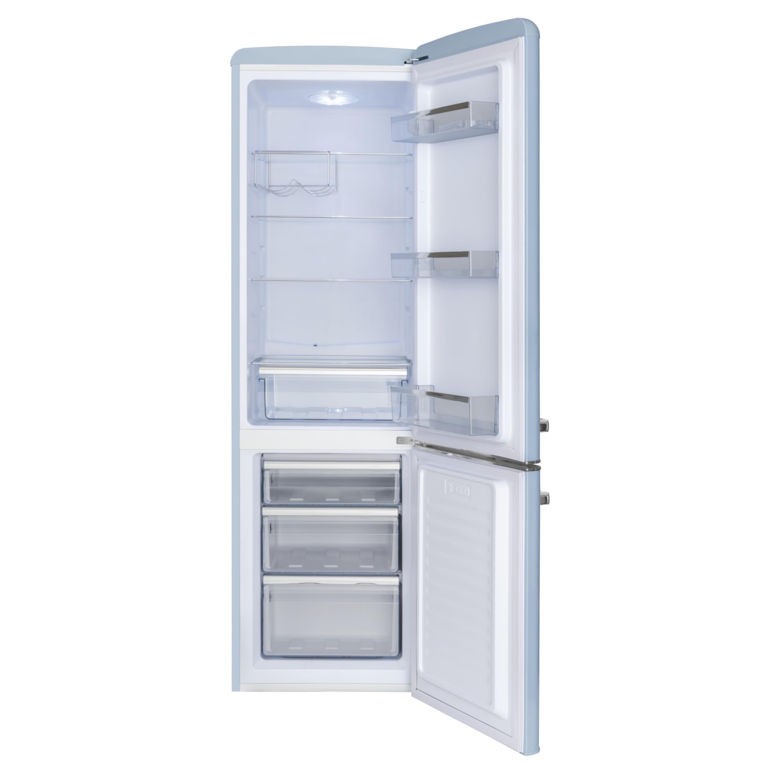 Amica Retro Kühl-Gefrierkombination 244L 181 x 55 x 61,5cm KGCR 387 100 L