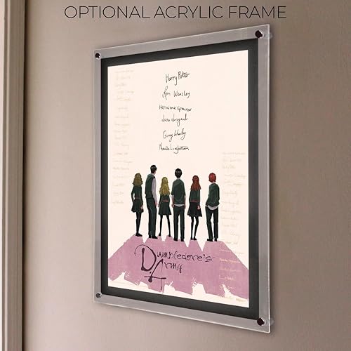 Vista 7 de MIGHTYPRINT Harry Potter - Harry Ron Hermoine - Ejército de Dumbledore - Arte de pared duradero de 17 x 24 pulgadas, no hecho de papel