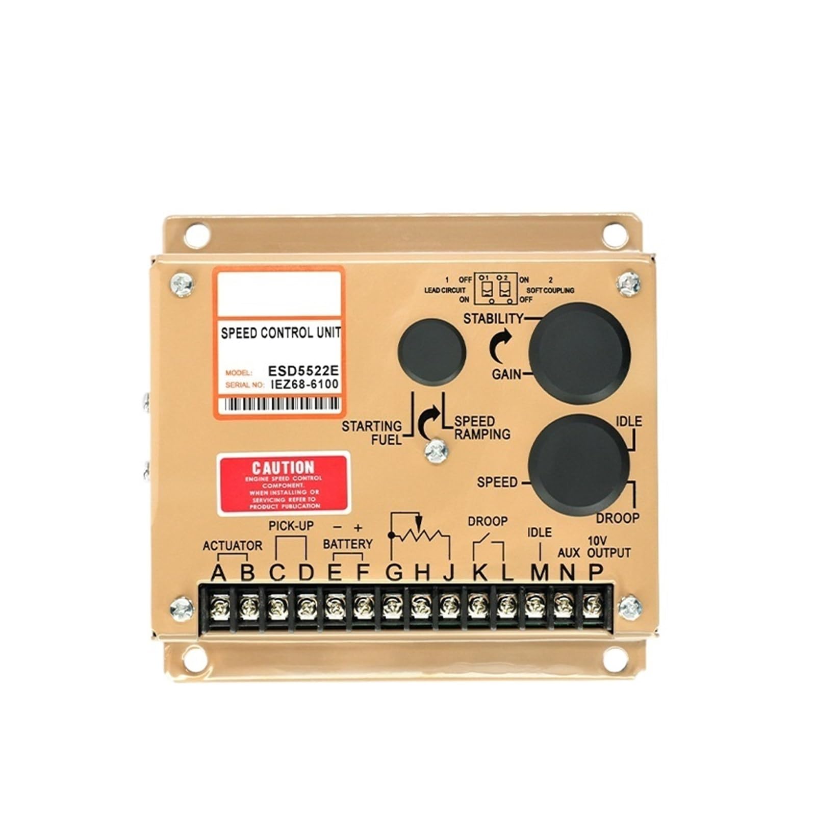 GTGFCSP ESD5522E Generator speed control board electronic speed regulator