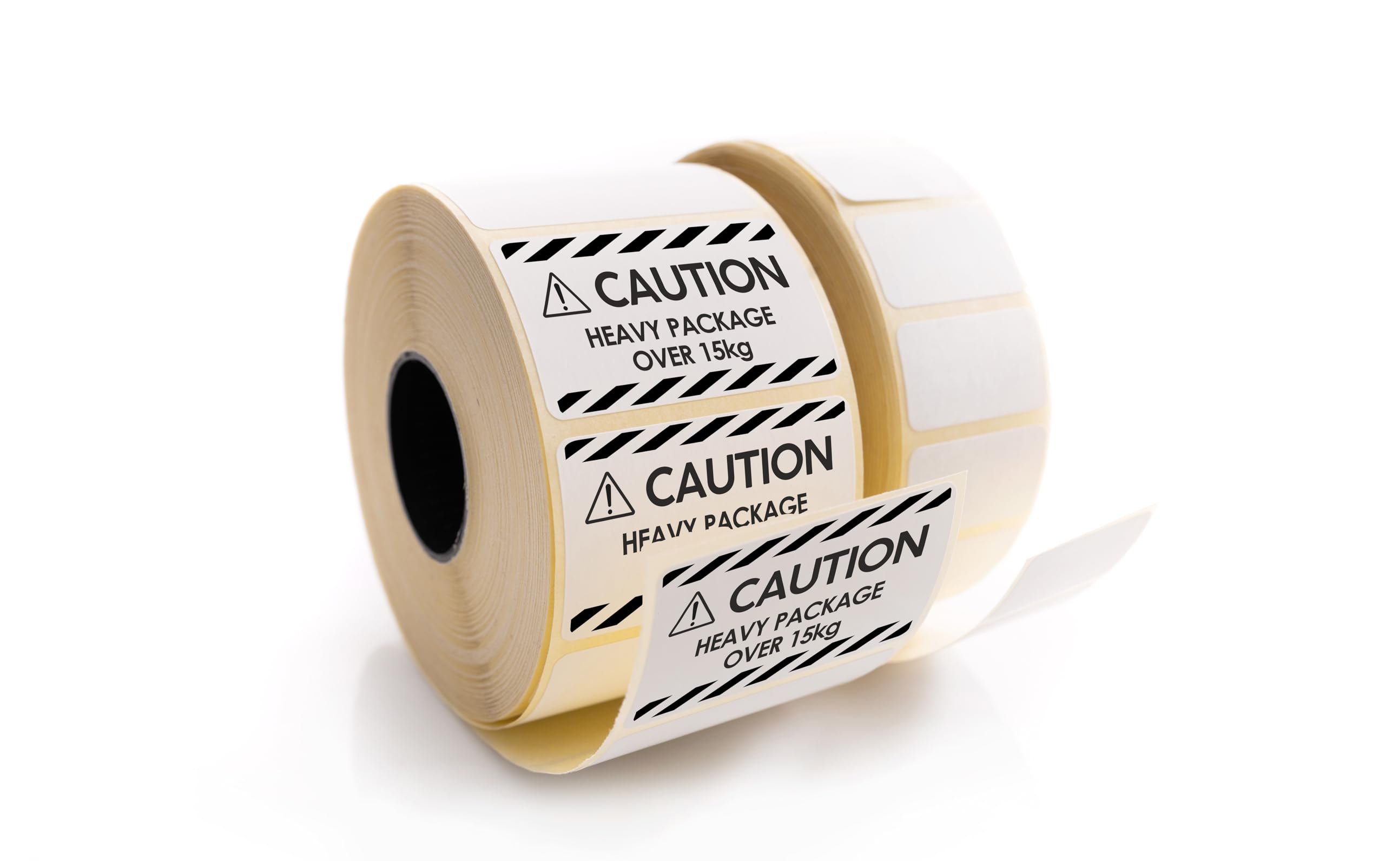 Warning Labels Food Safety Allergens Heavy Item 64x36mm on Strip or on Roll - Amazon FBA, Coffee Shop & Restaurants, Warehouse and Business Shipping Labels (Heavy Over 15kg, 1000pc on Roll)
