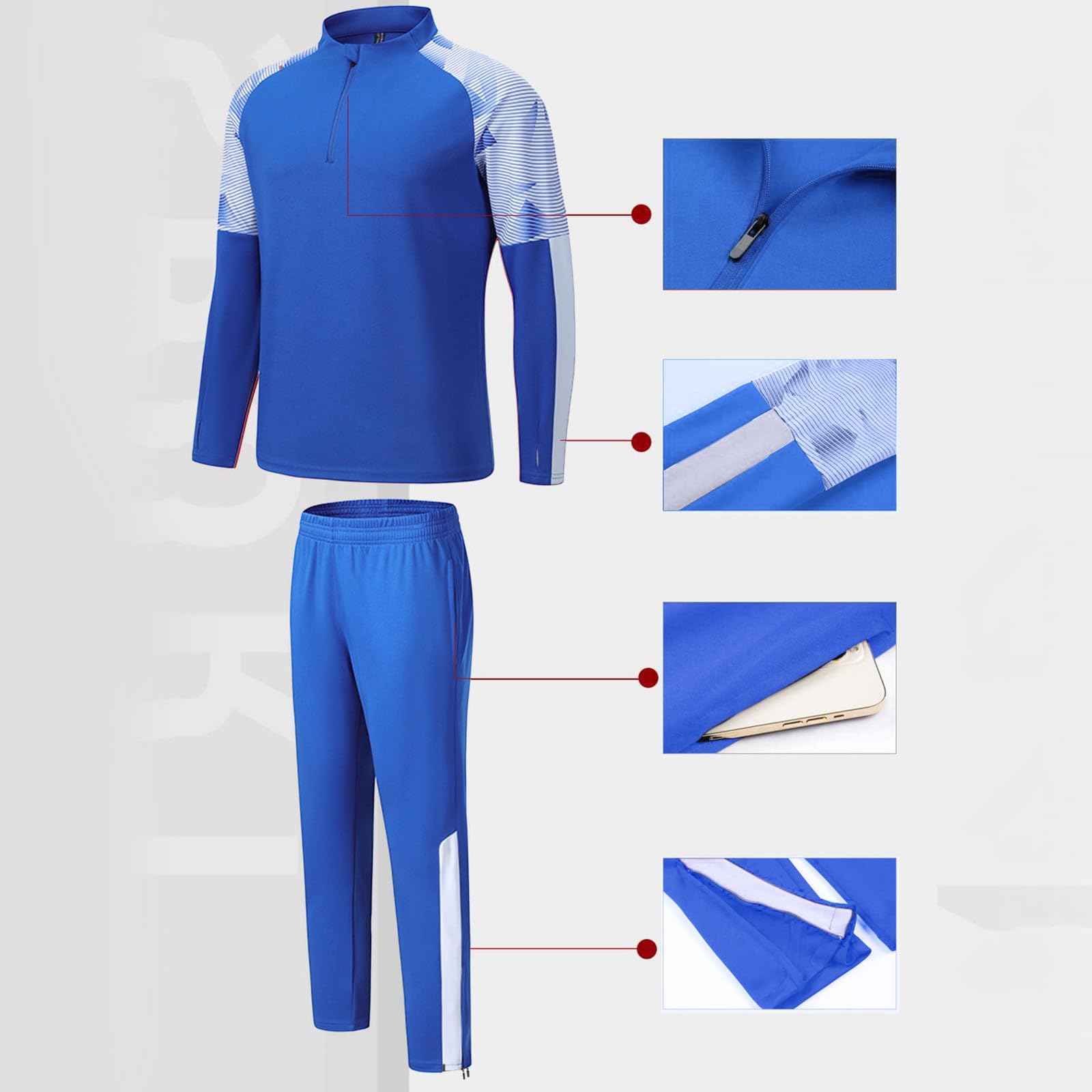 Tuta da ginnastica da uomo, da jogging, da uomo, per il tempo libero, da jogging, in cotone, oversize, sport, fitness, palestra, patchwork, felpa con cappuccio + pantaloni lunghi