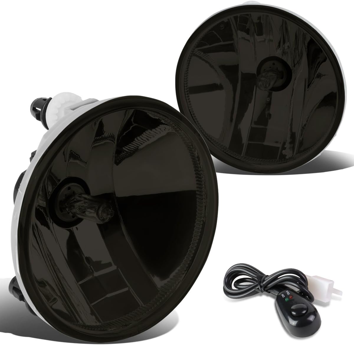 DNA MOTORING FL-ZTL-805-CH Fog Light With Switch [Compatible with 07-13 Avalanche / 15-19 Silverado / 07-12 Acadia]
