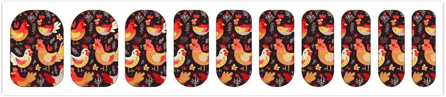 Nail Strips Bundle Full Wrap Long Lasting Nail Polish Strips Easy Application and Removal Salon Quality Self Adhesive Art Stickers for Women Gifts