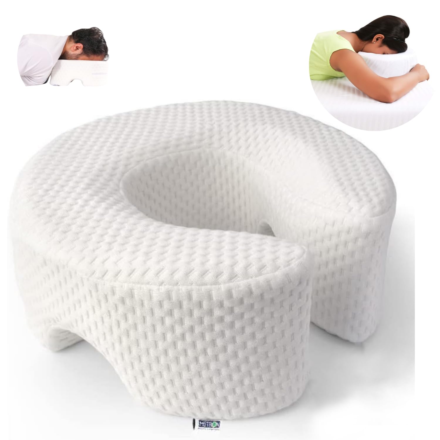 METRON Face Down Pillow After Eye Surgery, Down Pillow, Prone Pillow, Face Pillow for Post Eye Surgery, Massage Pillow, Large Size, Pack of 1 (B0CC2SW3BN) Amazon Price History, Amazon Price Tracker