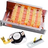 Y2Parts 279838 Dryer Heating Element Kit, with 3977767 Thermostat and 3392519 Thermal Fuse