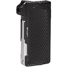 Condor 90 Horizontal Flame Lighter Traditional Soft Flame, Single Action Ignition, Fold-Out Tamper & Shovel, Large Flame Adjuster, All-Metal Body Butane Not Included Black Matte