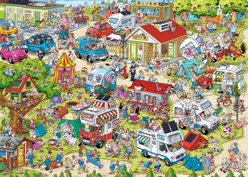 Ravensburger Puzzle 12000721 - The Campsite - Puzzle da 1000 pezzi per adulti e bambini dai 14 anni in su,