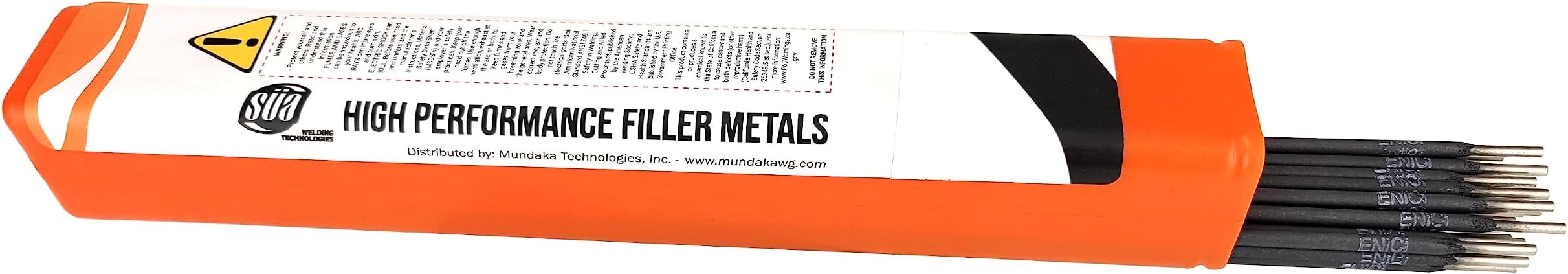 SÜA - ENiCl - 99% Nickel/Cast Iron Welding Electrode - 12" x 1/8" (1 LB)