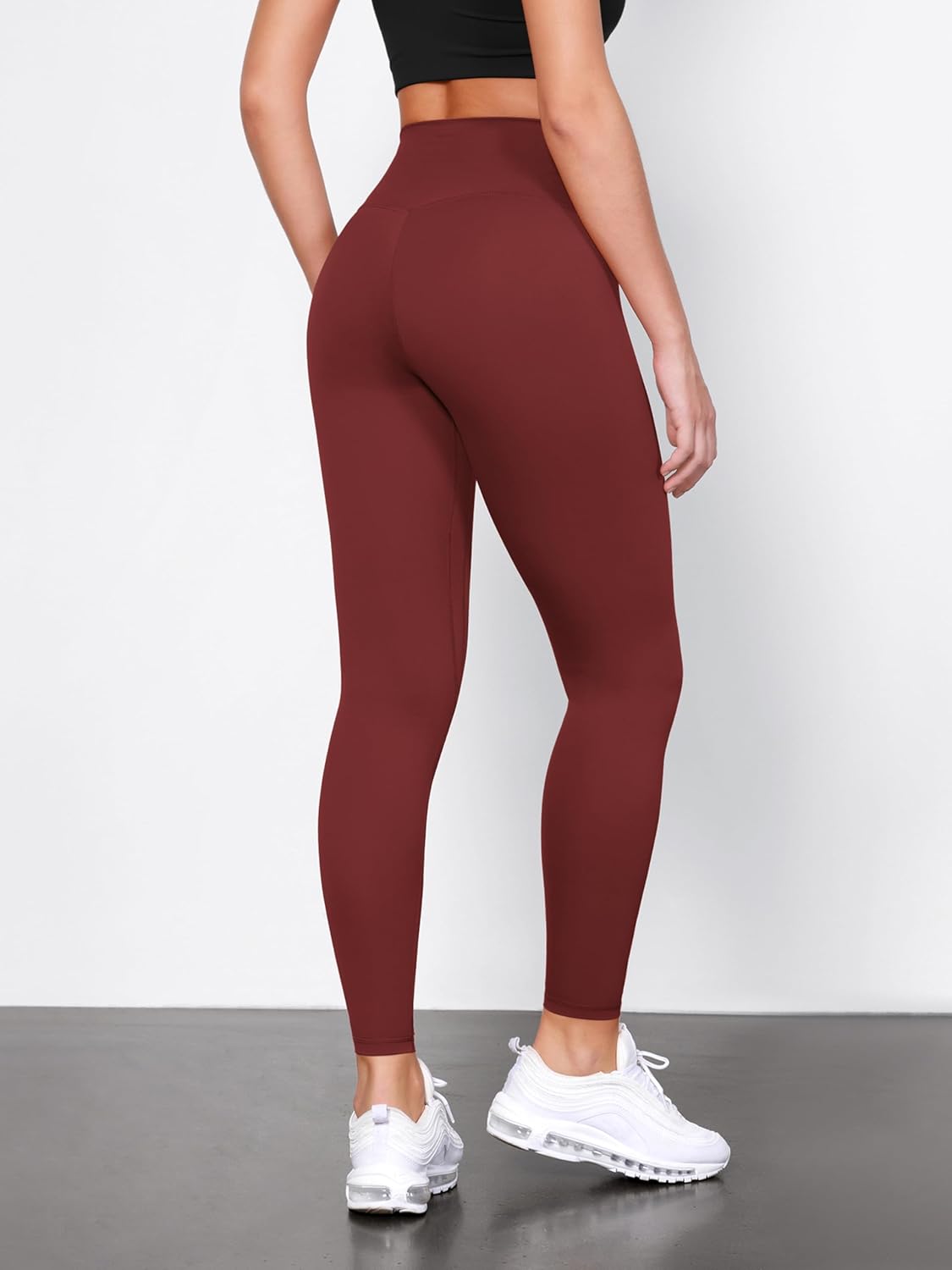 ODODOS Tummy Control Compression Leggings for Women, 25" / 28" High Waist Workout Running Yoga Pants - Image 3