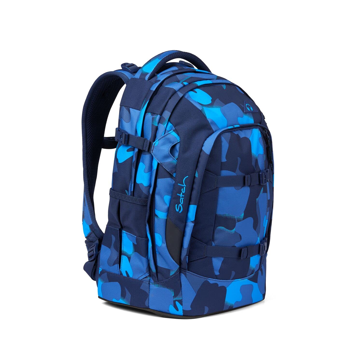 Satch Schulrucksack-Set PACK Troublemaker Blau 3-teilig