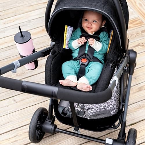 Miniatura 7 de Evenflo Pivot Xpand - Sistema de viaje modular con asiento infantil LiteMax para automóvil (Ayrshire negro)