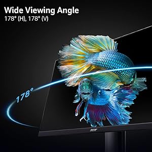 Acer SB273 G0bi 27" IPS Full HD (1920 x 1080) Ultra-Thin Zero-Frame Gaming Office Monitor | Adaptive-Sync Support (FreeSync Compatible) | Up to 120Hz Refresh | 1ms (VRB) | Tilt | HDMI & VGA Ports