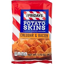 TGI Fridays, Tato Skins Cheddar & Bacon, 1.75 oz. Bag, 55 count