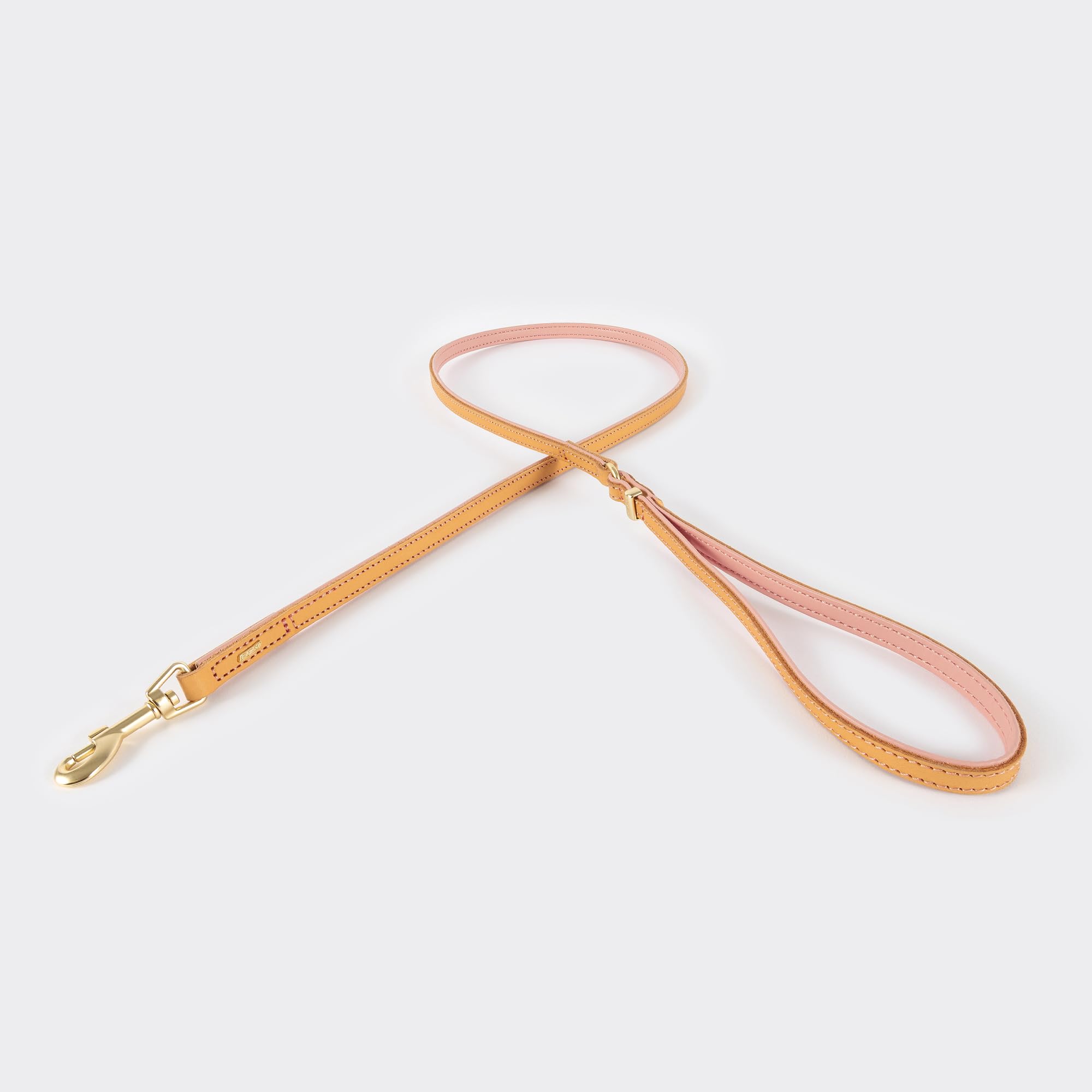 EZYDOG Oxford Leather Dog Lead, Blush, LITE