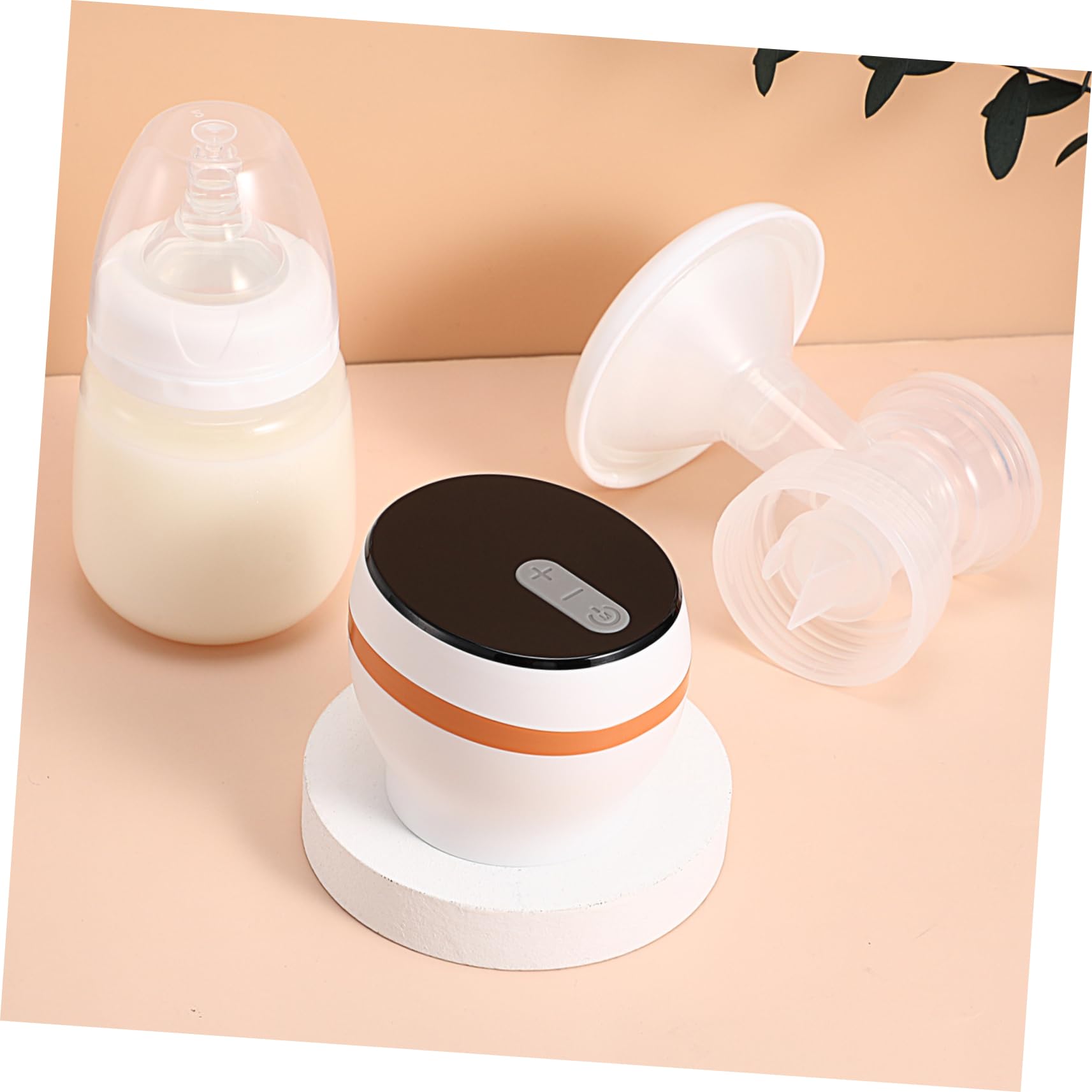 ibasenice 2 Pièces Version Anglaise Jaune Bouteille Biscuits De Lactation Tétines Pour Bébé Pompes Électriques Portatif Électrique Tire Lait Electrique Tire-lait Sans Fil Polypropylène (pp)