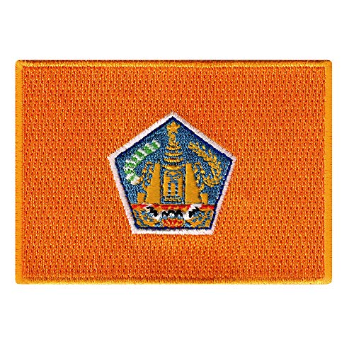 Bali Flag Embroidered Patch Indonesia Iron-On Travel Souvenir Emblem