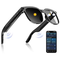 AI Smart Glasses with 2K Anti-Shake Camera Bluetooth 5 4 ENC Noise Reduction Replaceable Lenses Real-Time Translation Voice