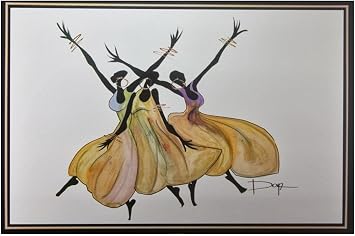 Angelic Moves Artist Doyle 24x36 Art Print Poster African-American #1-2436USB2276
