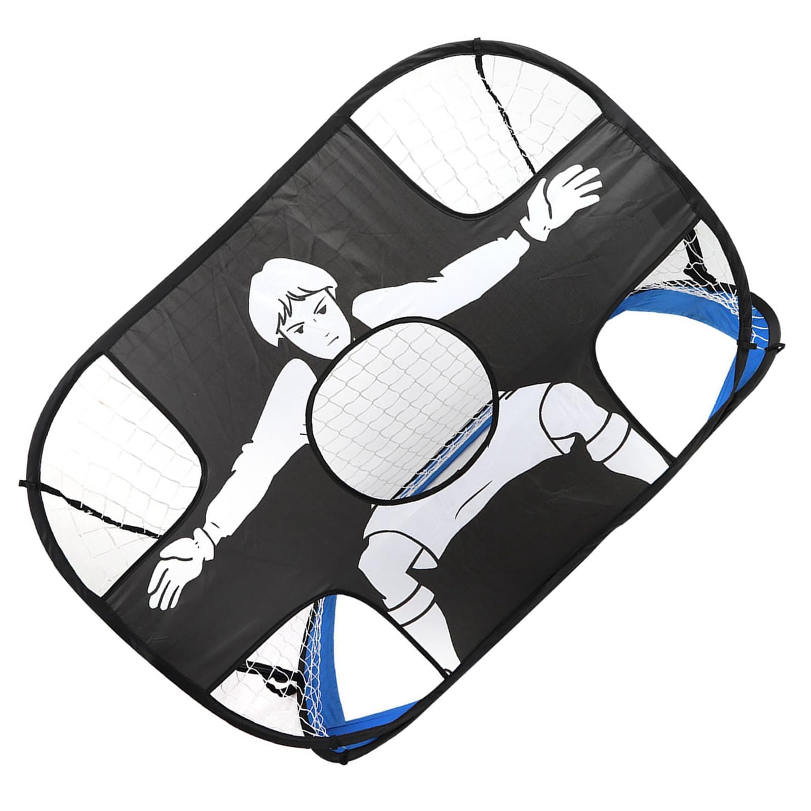 Set di Porta da Calcio per Bambini, Rete Allenamento Calcio Portatile Pieghevole per Interni ed Esterni, Football Training Net per Gioco e Pratica Sportiva