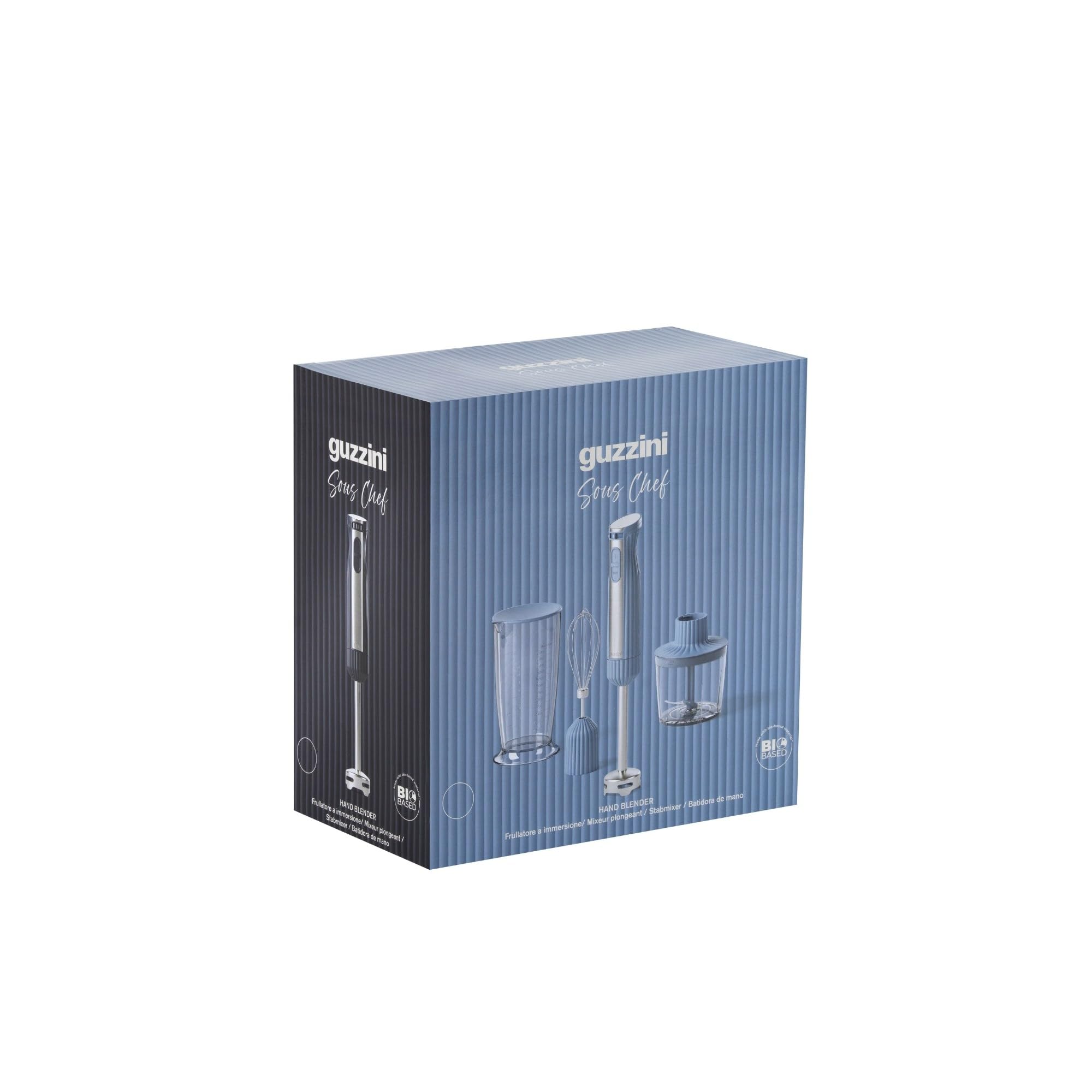 Guzzini Sous Chef frullatore immersione con accessorio, crema