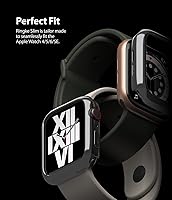 Vista 3 de Ringke Funda delgada de 1.575 pulgadas (1.575 pulgadas) compatible con Apple Watch Series 6, 5, 4, SE (2020), SE (2022) de 1.575 pulgadas