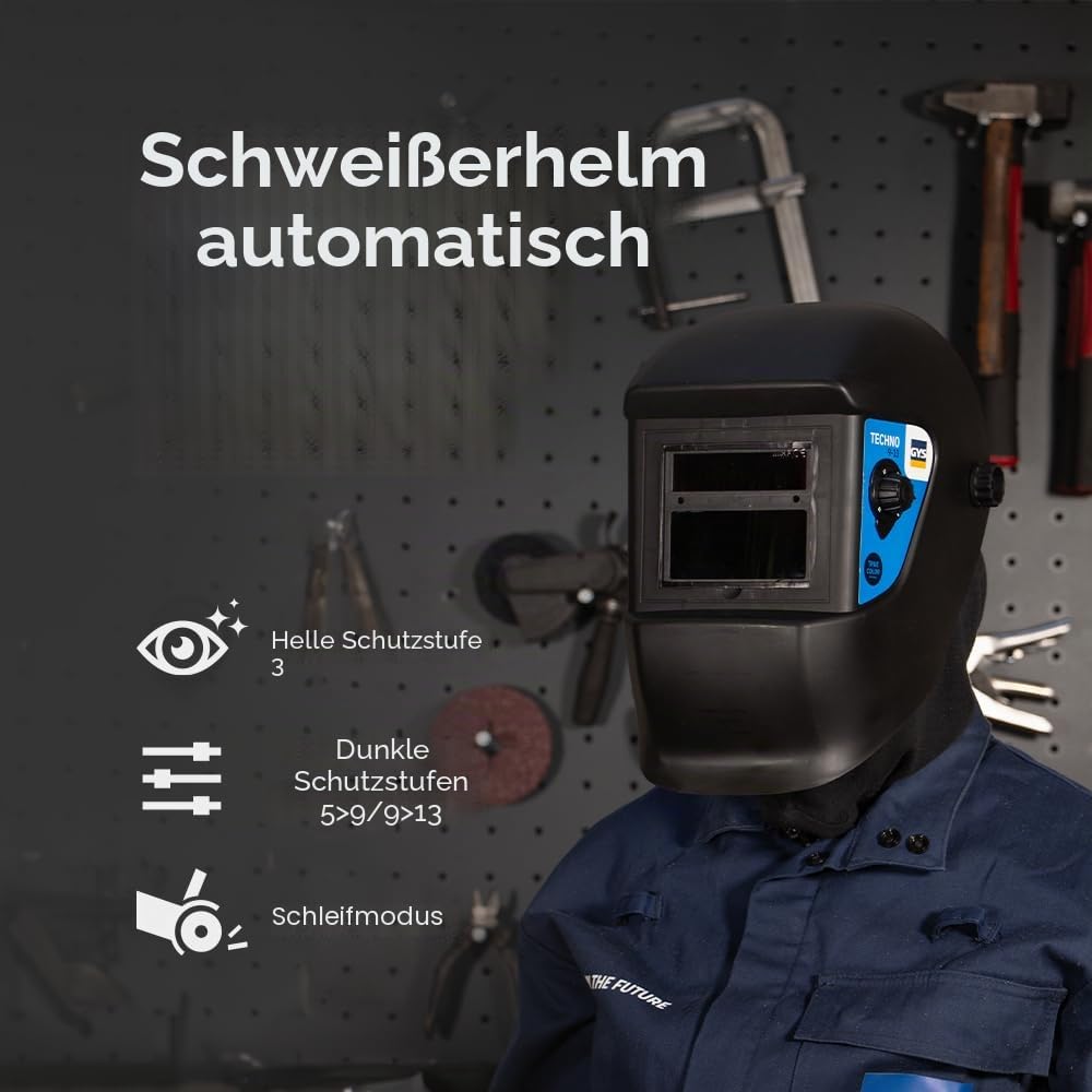 GYS 065048 automatisches Schweißhelm LCD TECHNO 9/13 TRUE COLOR