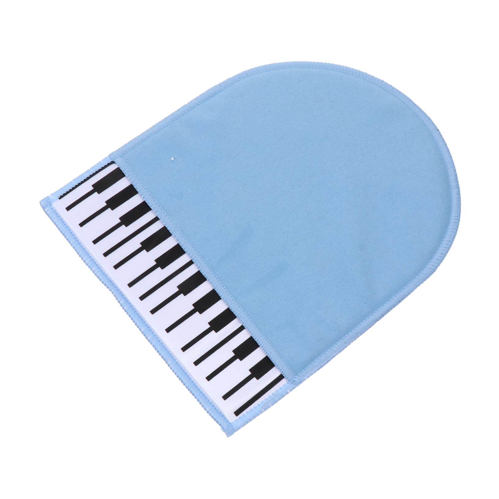CORHAD Useful Cleaning Cloth for Piano 1pc Piano Keyboard Clean Musical Instrument Accessories Scratch-resistant Sky Blue