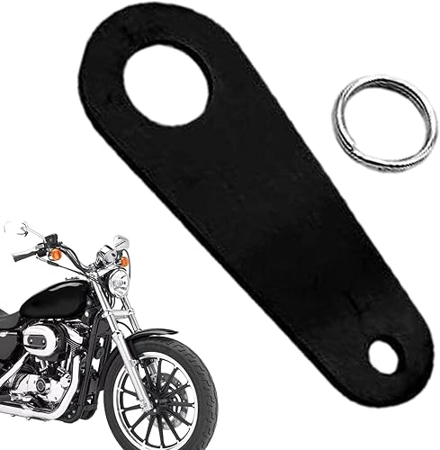 Miniatura 5 de Shakven Soporte para colgar campana de motocicleta, accesorios de motociclista Davidson llavero trae buena suerte  Se adapta a cualquier campana,