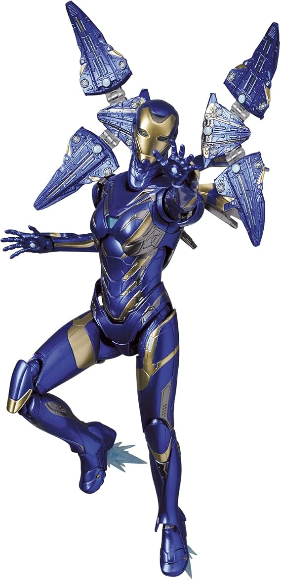 MAFEX No.184 Iron Man Rescue Suit ENDGAME Ver. Total Height Approx. 5.9 inches 150 mm, Non-scale, Pre-painted Action Figure