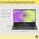 HP 14 (2025), AMD Ryzen 5 7520U Quad Core - (8 GB/512 GB SSD/AMD Radeon Graphics/Windows 11 Pro) Thin and Light Business Laptop/14.0" HD Display/Ash Grey/1.36 kg/MS Office 2021 gallery image