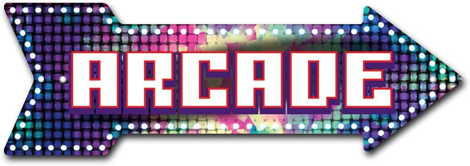 MightySkins Peel and Stick Art Removable Arcade Decal Decor 24" Directional Sticker Vinyl Wall Decals