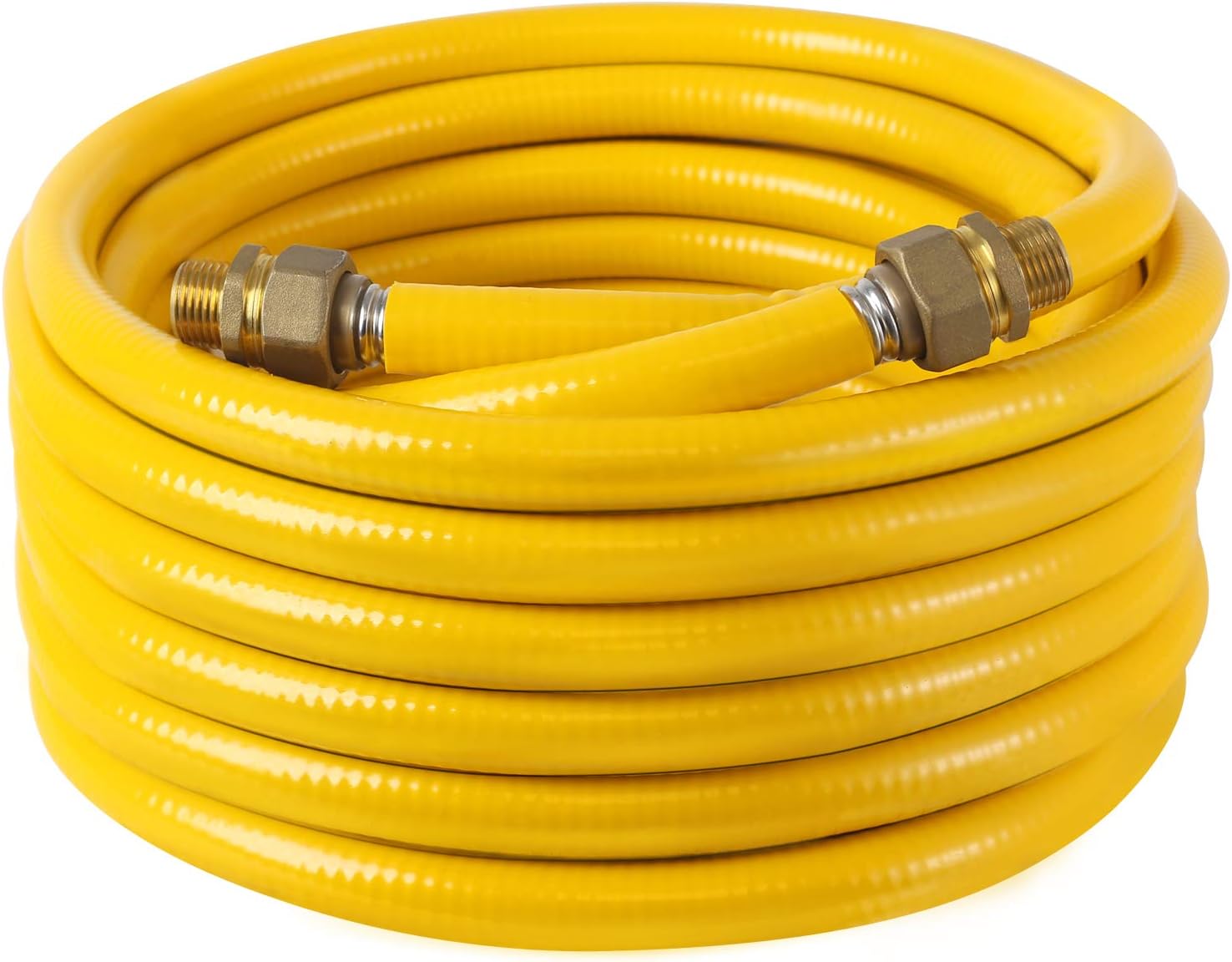 Best Brose 1/2" Tubing Pipe KIT 150ft,Corrugated Stainless Steel Tubing with 2 Male Fittings : Industrial & Scientific