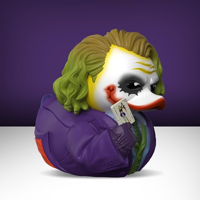 Foto 3 de 5 de TUBBZ Caja Edición: Batman The Dark Knight - Joker Figura Coleccionable de Pato de Goma Disfrazado