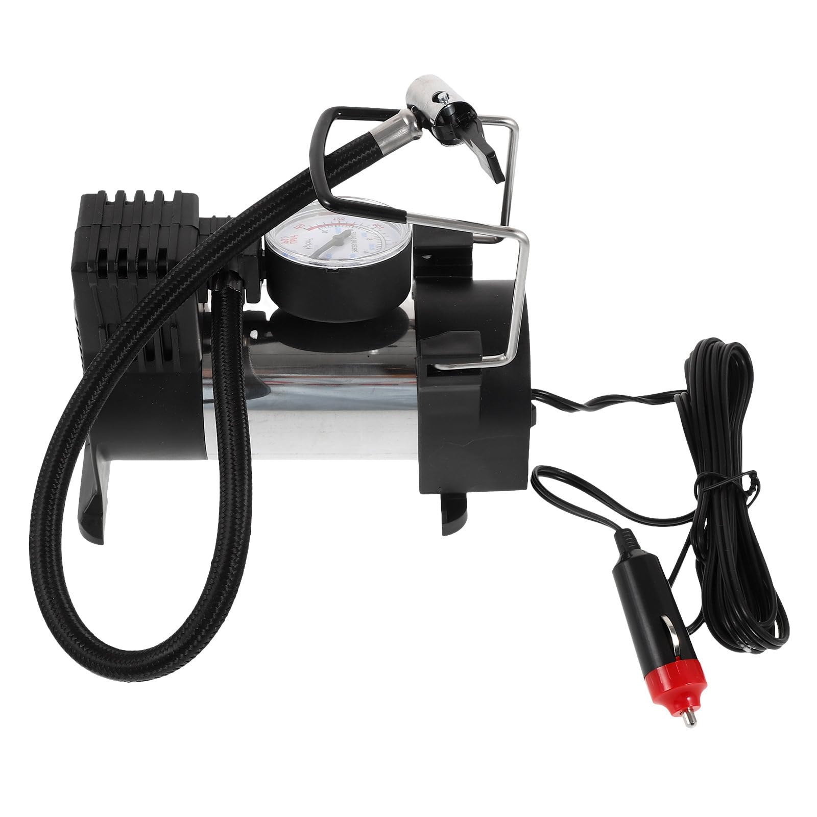 ABOOFAN Compresseur Air Portable Psi Pompe Électrique Gonfleur Pneus Voiture Vélo Moto avec Démarrage One-click Compact et Léger pour Camping et Urgence