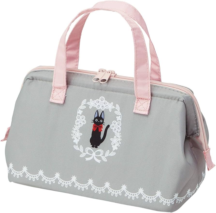 スケーター KGA1 魔女の宅急便 町並み ジジ がま口ランチバッグ M ジブリ スケーター KGA1 魔女の宅急便 町並み ジジ がま口ランチバッグ M ジブリ