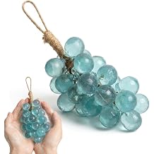 Traubenseife Handgemachte Seife Nat rliche Duftseife Weintrauben Seifenblock mit Kristalloptik in Blau Seife Geschenk f r Hautpflege und Dekoration Seife Handgemacht