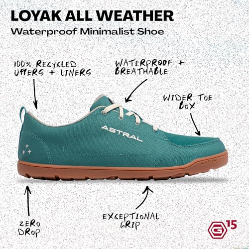 Image of Astral Loyak All Weather Shoes - Men's & Women's Waterproof, Breathable Sneaker for Travel & Casual Wear
