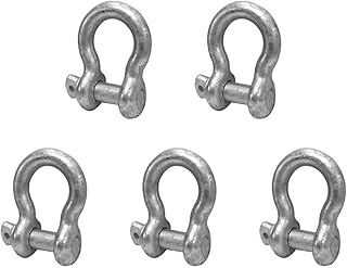 MH GLOBAL Drop Forged 9500 Lbs D Ring Bow Rigging 5PC 3/4