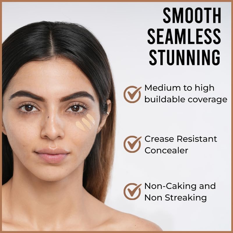 Image of INSIGHT No Smudge Concealer |High Coverage | Lightweight Formula | Crease-Free Finish | Long-Lasting |Blemishes & Redness |Flawless Look |Green Corrector-5g (Pack of 2)