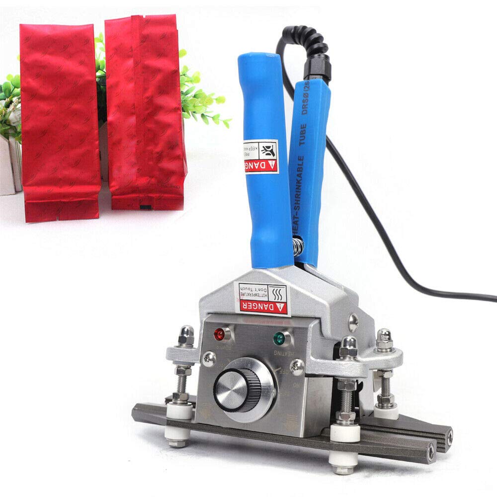 300 W Alicates Máquina Selladora Manual Termoselladora Envasar al Vacio Alicates Junta Machine Sealer Portátil Almacenamiento de alimentos Bolsa de Plástico Sealer