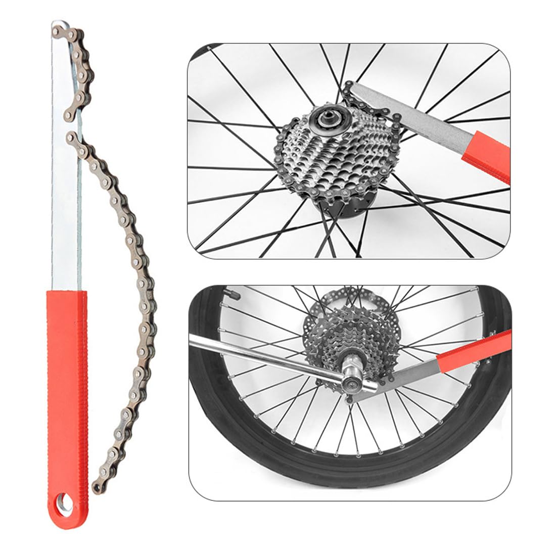 Kit Riparazione Catena Bici Pwshymi - Pinza, Tagliacatena E Calibro Usura - In Acciaio Inox Antiscivolo