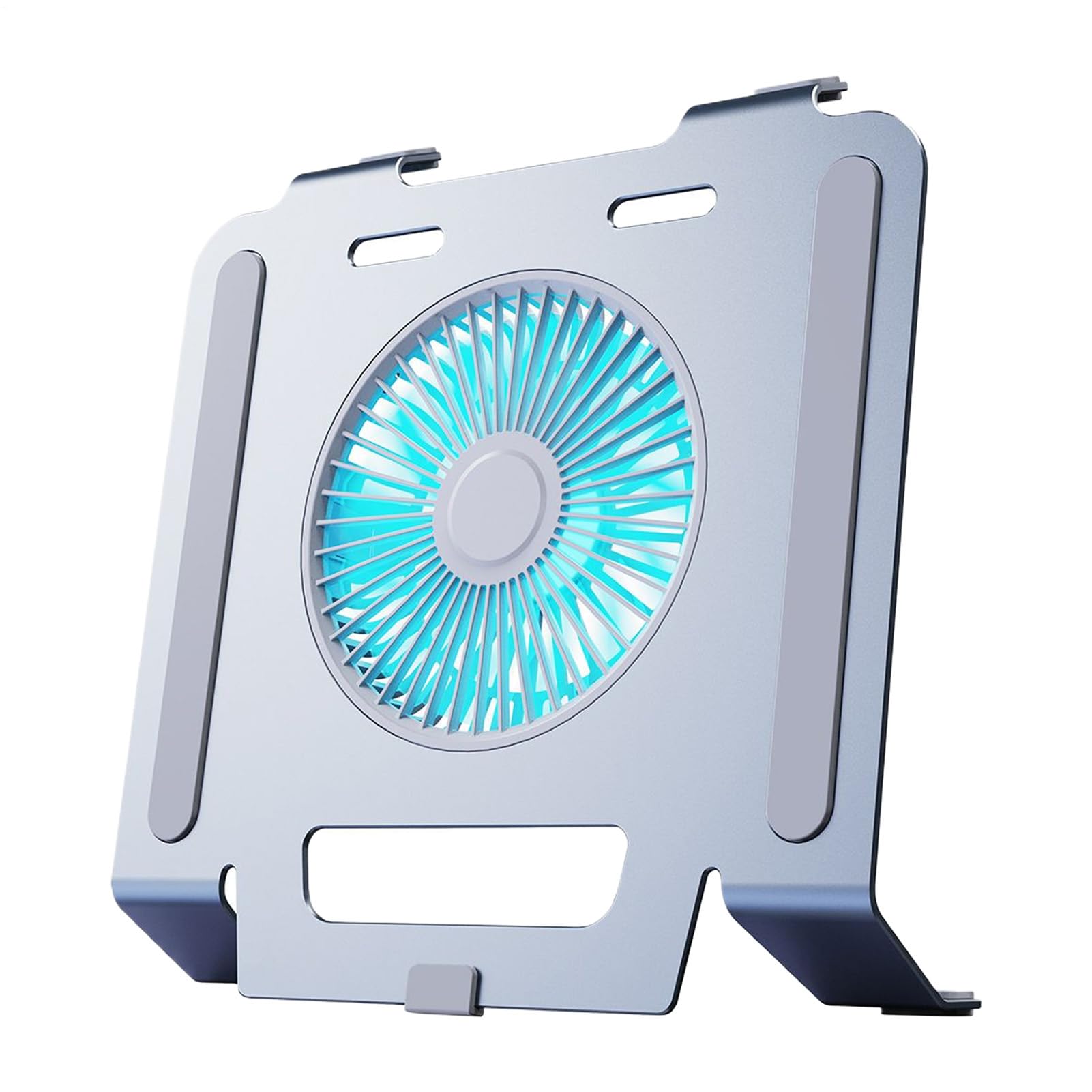 Laptop Cooling Stand | 3-Speed Blue Light Folding Desk Bracket | Laptop Fan | for Office Home Work Game Computer Monitor Display Notebook