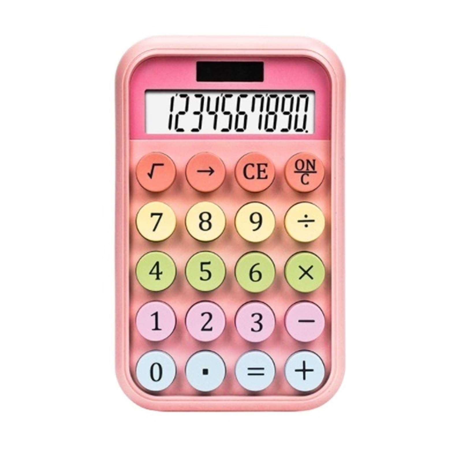 Kalkulatory Kalkulator, Wielofunkcyjny Przenośny Kalkulator Z 10-cyfrowym Wyświetlaczem, Odpowiedni Do Biura I Domu Przybory Szkolne(Pink)