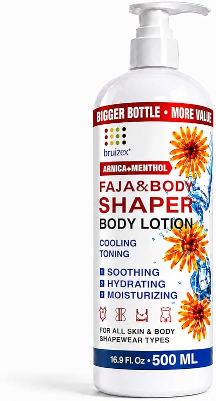 Bruizex Loção Corporal com Arnica, frasco com aproximadamente 500 mL