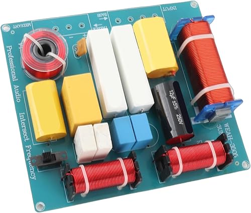 Miniatura 8 de Zerone Divisor de frecuencia de audio de altavoz de 300 W Filtros cruzados de 3 vías con graves agudos ajustables